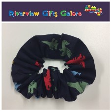 Scrunchie - Dinosaurs on Navy Scrunchie - Dinosaurs on Navy